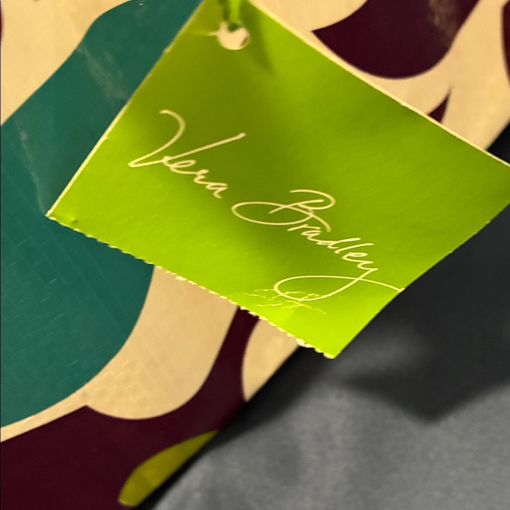 Vera Bradley Market  Floral Totes (2) “Plum Crazy”. 10.00 each - Picture 5 of 5